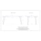Alaterre Furniture Hairpin Natural Live Edge Wood with Metal 42" Coffee Table, Natural AWDD1120 - alternate 7